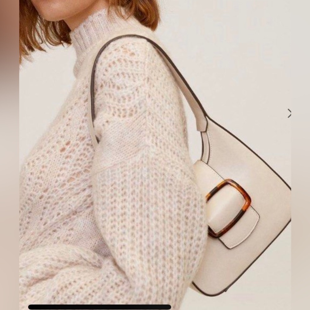 Mango MNG Tortoise Buckle purse